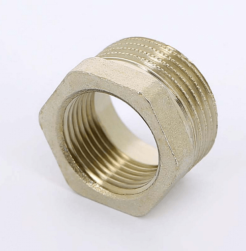 Футорка никелированная 1"х3/4" НВ Uni-Fitt: фотография 1