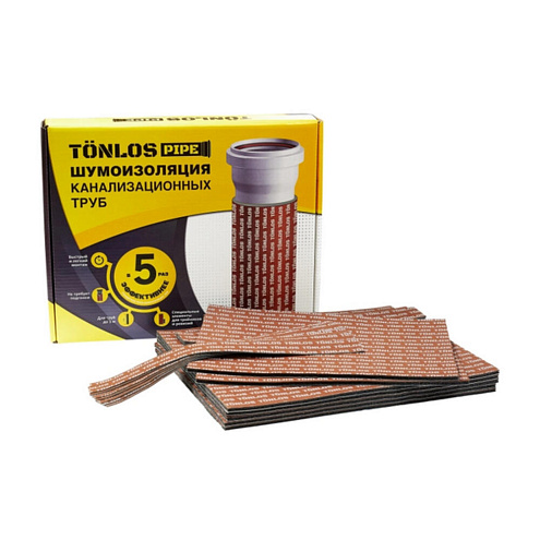 Комплект для шумоизоляции канализационных труб TONLOS Pipe : фотография 1