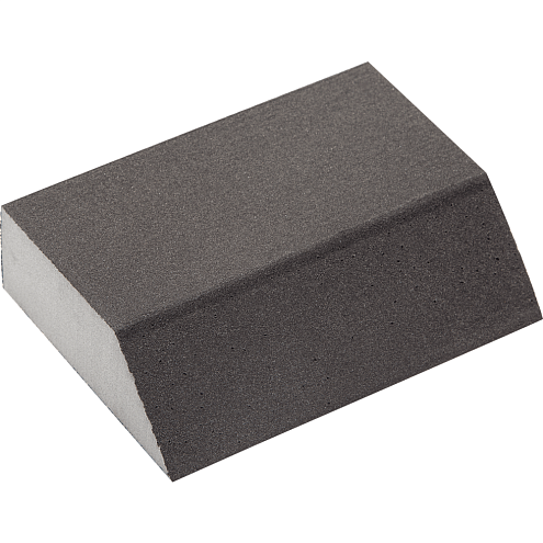 Губка шлифовальная четырехсторонняя угловая 100х68х42х26мм, P320, средней жесткости, оксид алюминия, ЗУБР: фотография 1