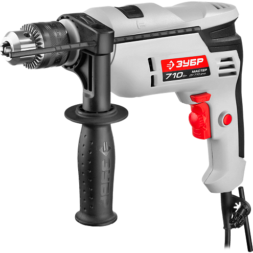 Дрель ударная, 710Вт, патрон 13мм, реверс, ЗУБР: фотография 1
