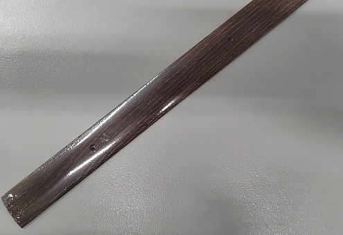 Порог стык 38мм 0,9м дуб браун: фотография 1