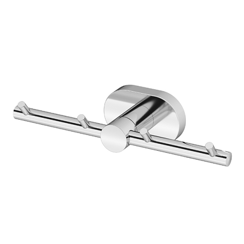 Крючки для полотенец AM.PM Sense L A7435900 хром, 4шт на планке: фотография 1