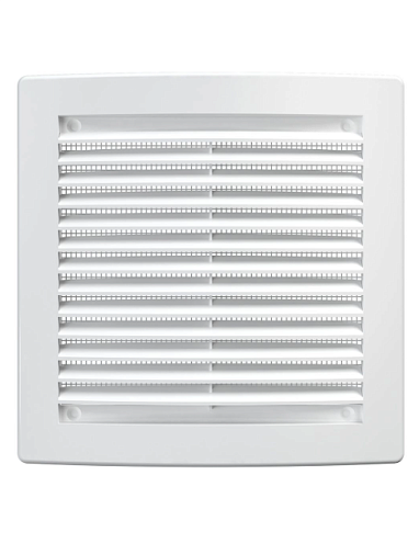 Вентиляционная решетка 1515РЦ сетка, наклонные жалюзи ERA: фотография 1