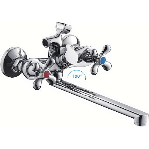 Смеситель для ванны и умывальника 1/2 F22731-B FRAP: фотография 1