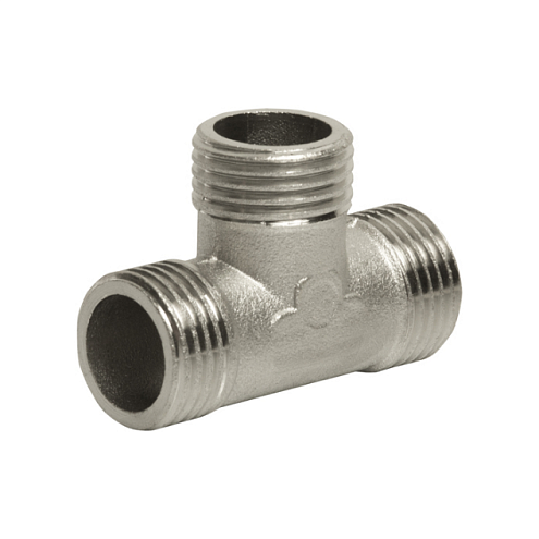 Тройник 1/2'' Н-Н-Н VRT никель VRT: фотография 1