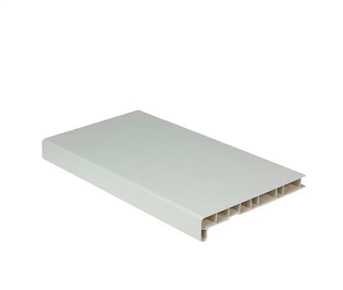 Подоконник ПВХ "МП" белый 3000х400мм: фотография 1