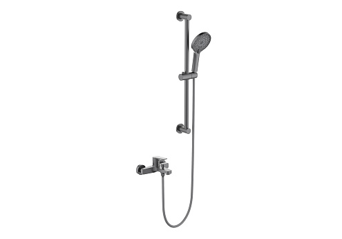 Смеситель для ванны с душевым набором Aquatek AQ1748BGM Лугано: фотография 1