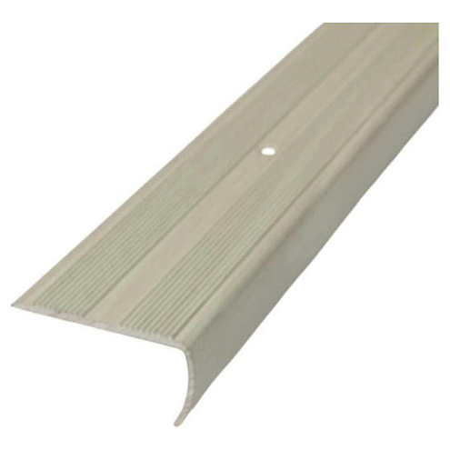 Порог-угол, 40х22мм, 0,9м груша белая: фотография 1