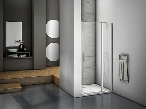 Душевое ограждение MOKKA WTW-130-C-WE: фотография 1