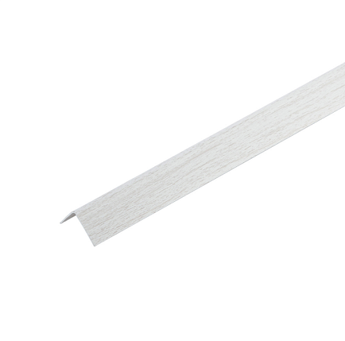 Угол пластиковый 20х20мм Ясень белый 2,7м: фотография 1