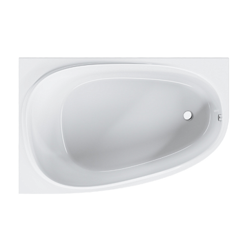 Ванна акриловая 110x170 AM.PM Like W80A-170L110W-A асимметричная белая глянцевая: фотография 1