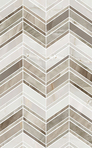 Настенная плитка 25х40 Аника бежевый низ 02 : фотография 1