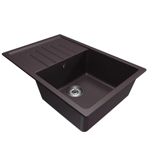 Мойка ML-GM19 с крылом, шоколад  (345),  500х750х200 мм: фотография 1