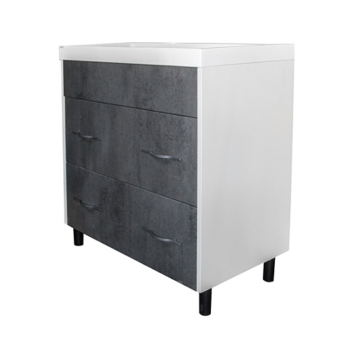 Тумба "Сура-80" под умывальник Andrea Classic-80 ПВХ: фотография 1