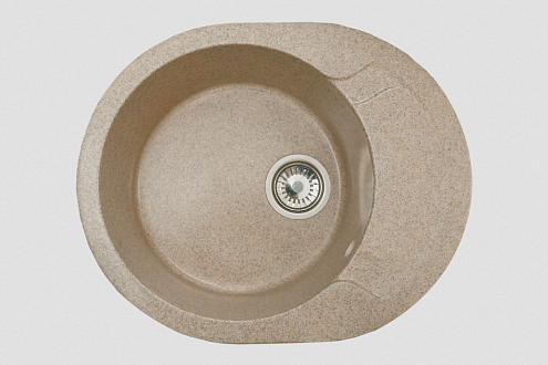 Мойка GRANICOM NOVELL Нимфа 570х460 мм марокко  без сифона: фотография 1