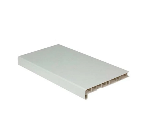 Подоконник ПВХ "МП" белый 2250х100мм: фотография 1
