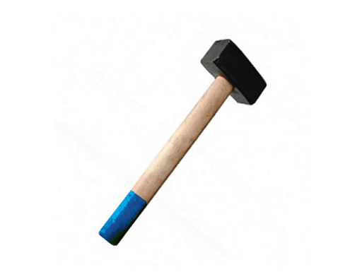Кувалда, 3000 г, рельсовая сталь, деревянная ручка : фотография 1