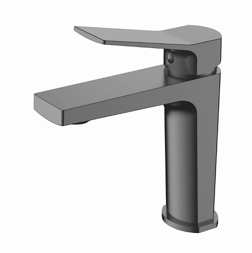 1085D Смеситель Тюльпан LEDEME шар на гайке, оружейная сталь: фотография 1