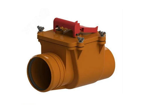 Канализационный обратный клапан 110 ТП-85.100 Татполимер: фотография 1