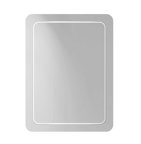 Зеркало MIXLINE "Неро" 450х750 гравировка: фотография 1