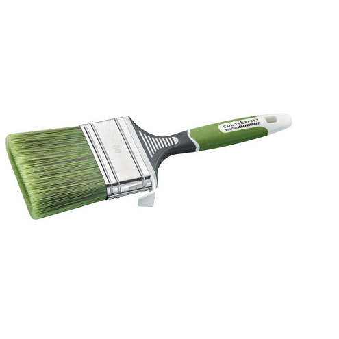 Кисть флейцевая 80мм, специальная щитина для средств деревозащиты, 3К ручка, ColorExpert: фотография 1