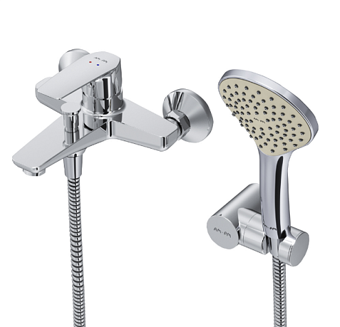 F90A15000 Gem, смеситель д/ванны/душа, душ.набор, хром, шт.: фотография 1