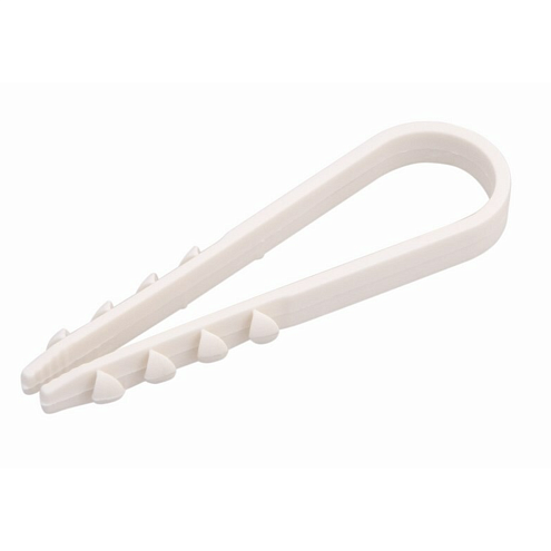 Дюбель-хомут 11-18 для круглого кабеля белый  REXANT 07-4502: фотография 1