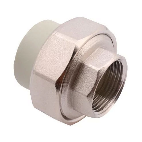 Муфта с переходом на металл разъемная внутренняя резьба 25х3/4" FV-plast: фотография 1