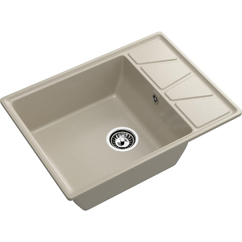 Мойка GRANFEST GF-V--680L чаша+крыло 680х500 мм топаз: фотография 1