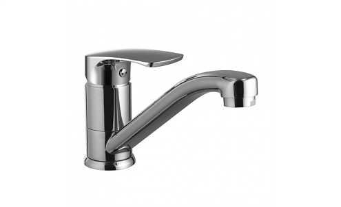 Смеситель Lemark "Плюс Шейп" LM1704C для кухни с поворотным изливом хром: фотография 1
