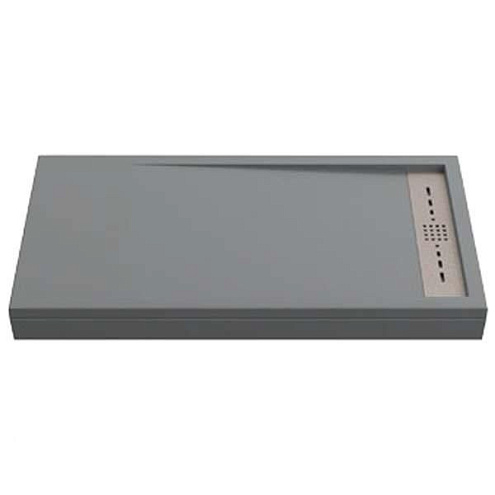 Поддон литьевой Stella Графит 1000x800: фотография 1