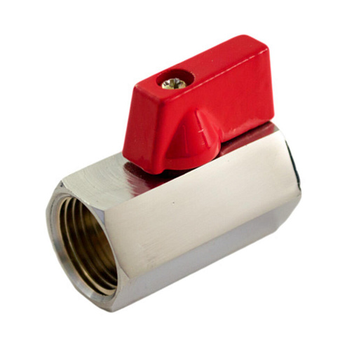 Кран шаровой 1/2"  мини г/г STI: фотография 1