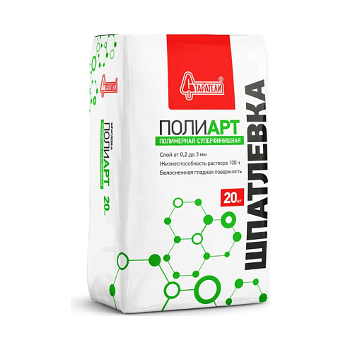 Шпатлевка полимерная финишная Старатели "ПолиАрт" 20кг : фотография 1