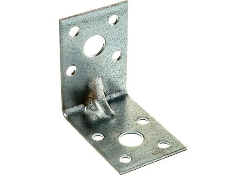 Уголок крепежный цинк 50х50х35х1,5мм: фотография 1