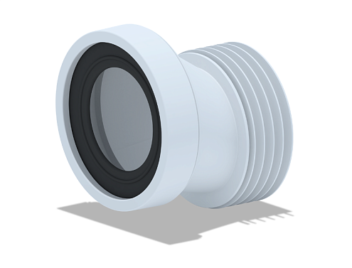 Манжета эксцентрик жесткий 20мм c выпуском 110мм АНИ Пласт W0220: фотография 1