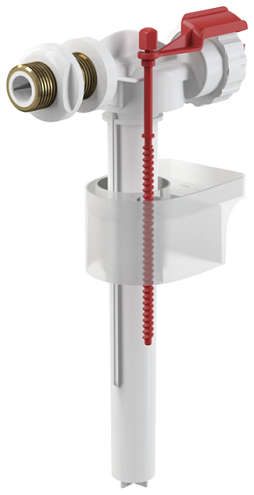 Впускной механизм Alcaplast с боковой подводкой и металлической резьбой (для керамических бачков) 1/2" A16-1/2": фотография 1