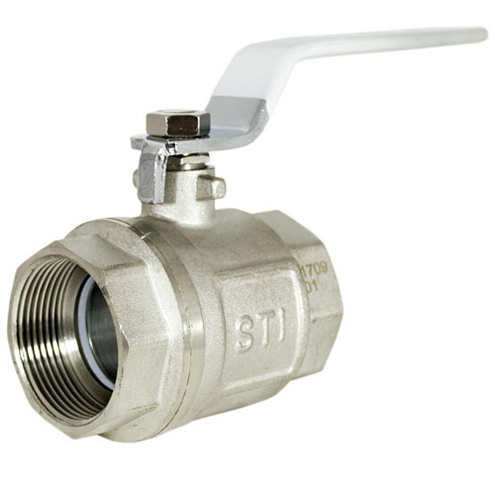 Кран шаровой 1 1/4" рычаг г/г STI: фотография 1