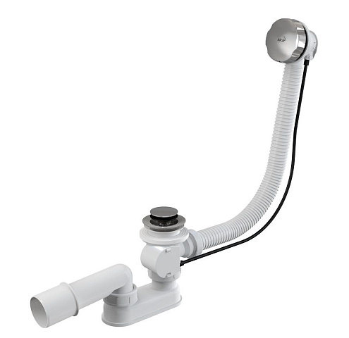 Сифон для ванны автомат Alcaplast А55К-80: фотография 1