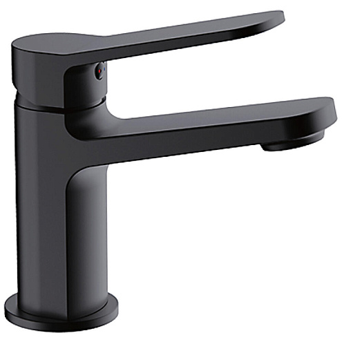 1062 Смеситель Тюльпан Frap d-35 на гайке (черный): фотография 1