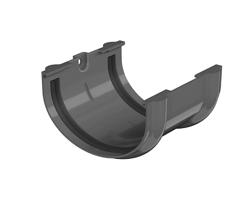 Соединитель желоба Технониколь Оптима 120/80, серый: фотография 1