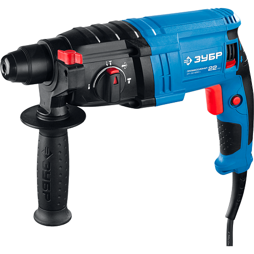 Перфоратор 650Вт, 2,3Дж, горизонтальный, SDS+, 3 режима, кейс, ЗУБР: фотография 1