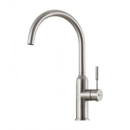 Смеситель Lemark "Эксперт" LM5079S для кухни с поворотным изливом сталь: фотография 1