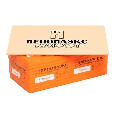 Пеноплэкс Комфорт Г4,  20мм, 20-1185х585, 0,01386м³/л, 0,2773м³/уп, 12,47805м²/уп: фотография 1