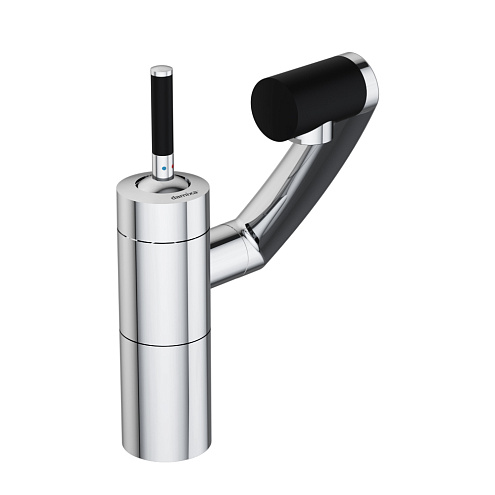 290217464 Arc смеситель для умывальника, хром, поворотный излив 186 мм, шт: фотография 1