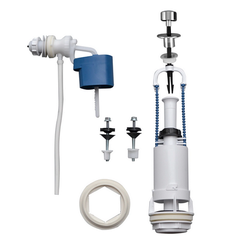 Арматура к смывному бачку Уклад металлический шток боковая подводка АБ66.54.14.3: фотография 1