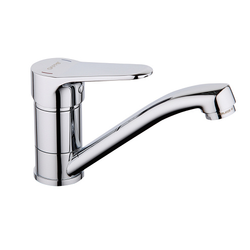 Смеситель для кухни 35к G4536 GAPPO длинный пов. излив, п/гайку, ХРОМ: фотография 1