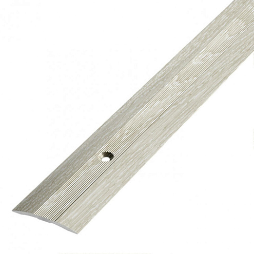 Порог-стык широкий 60мм 0,9м груша белая: фотография 1