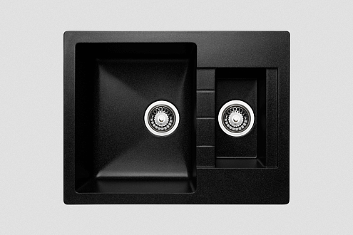 Мойка GRANICOM G-017 640х490 мм 2 чаши CUBA дакар: фотография 1