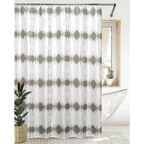 Занавеска-штора для ванн BATH Trend coffee, 180х200 : фотография 1