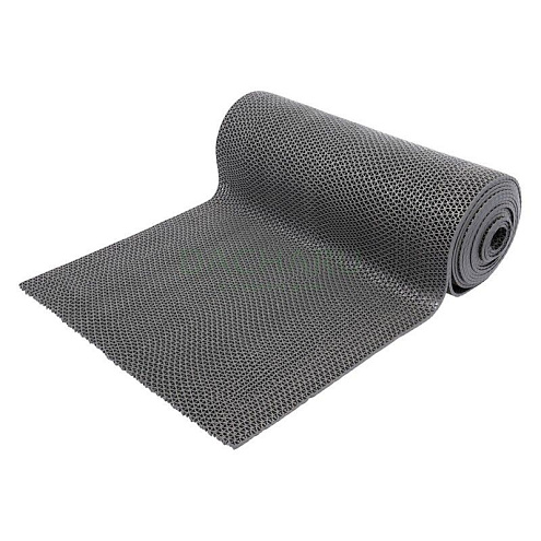 Коврик-дорожка против скольжения "Зиг-Заг" 4,5мм 0,9м серый : фотография 1